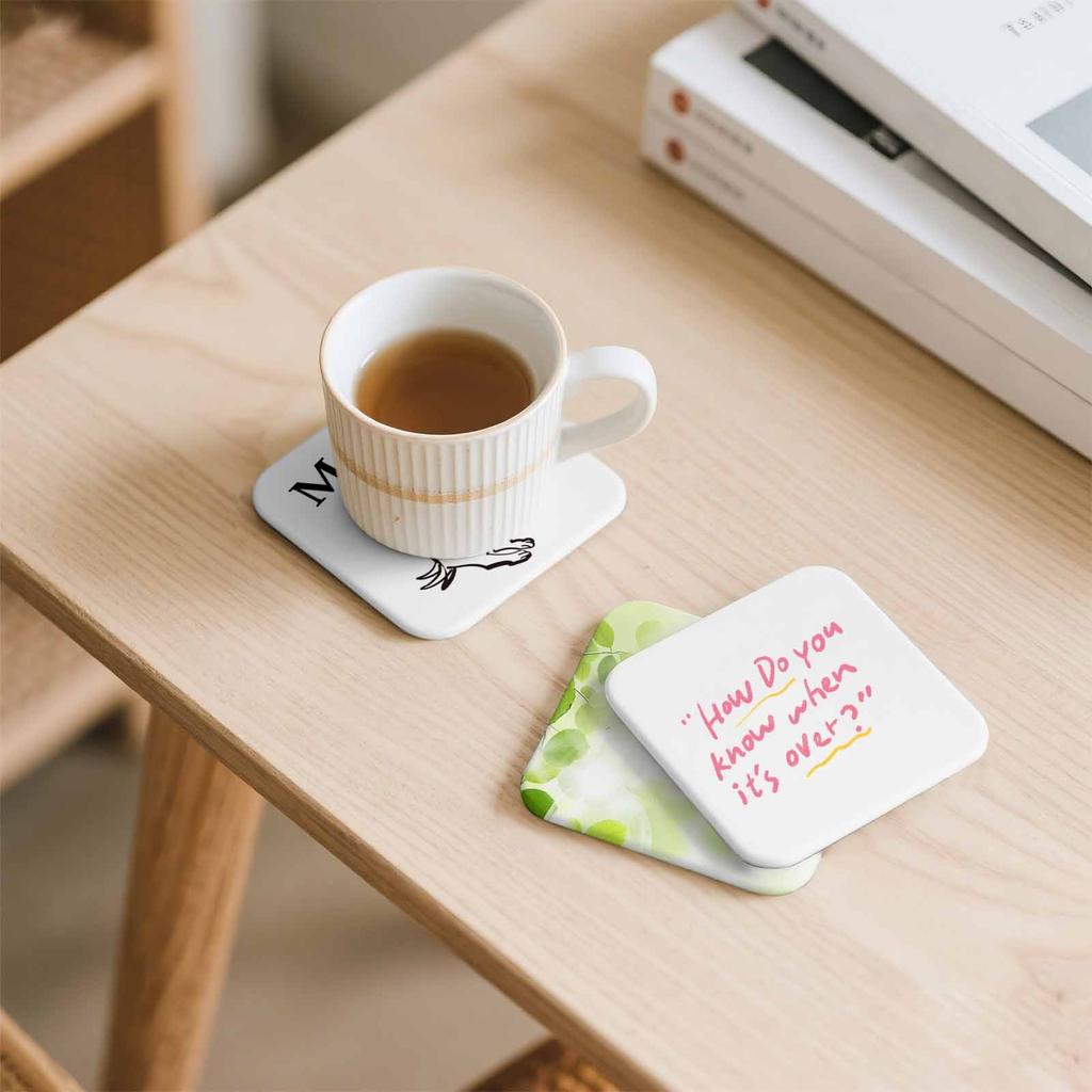 Personalized Custom Environmentally Friendly Paper Absorbent Paper Pulp Board Bar  Best Man Gift Wedding Beer