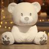 New 25cm/40cm Cuddly Stuffed High Quality Doll Classic White Teddy Bear Plush Toy Cute Birthday Gift for Girls
