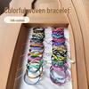 Colorful European American Bohemian Woven Bracelet for Women - Ethnic Style Multicolor Hand Rope