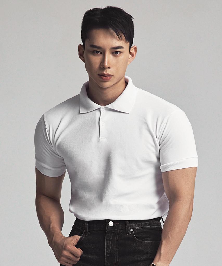 ASTROVE Pk Muscle Fit T-Shirt White