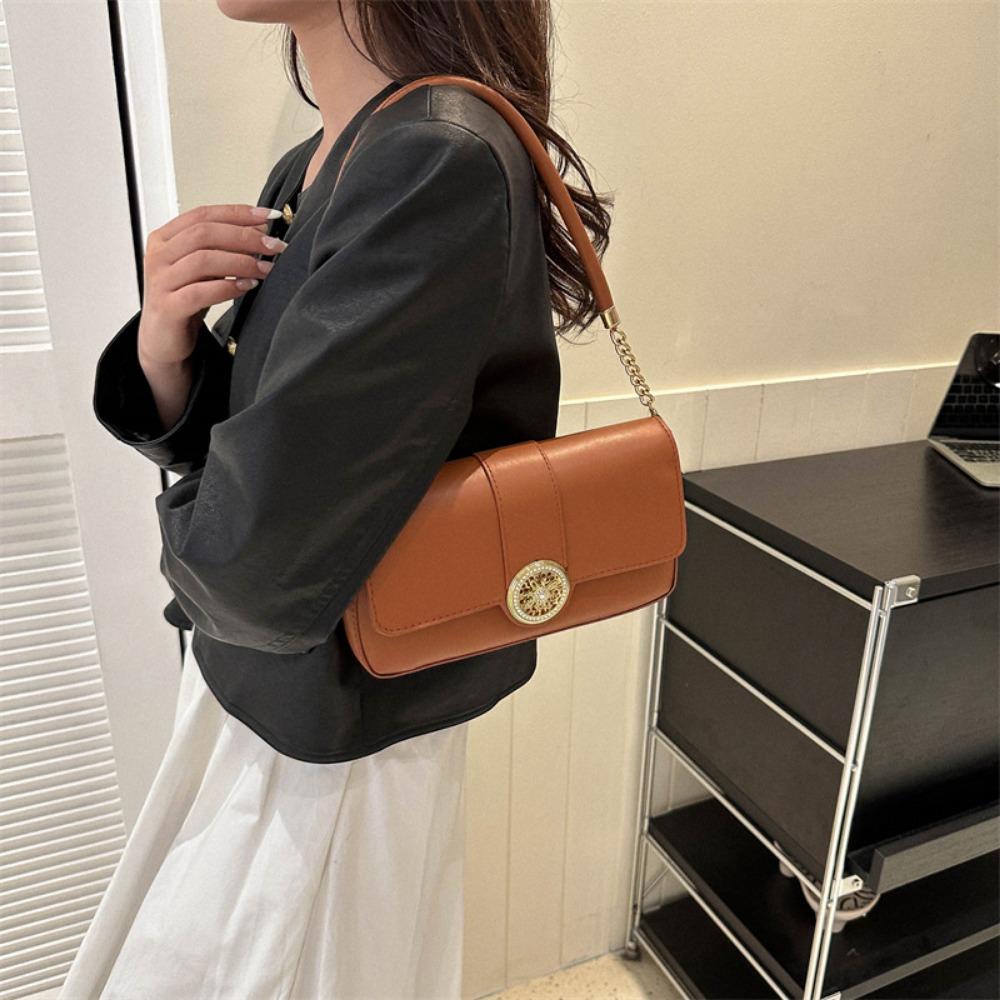 Minority women's diagonal cross hand-held single shoulder small square bag armpit bag