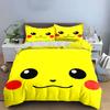 Yellow Background, Cartoon Face. Bedding Sets Duvet Cover Sets Duvet Covers Pillowcases(1 * Duvet Cover 2 * Pillowcases, Without Duvet Insert)