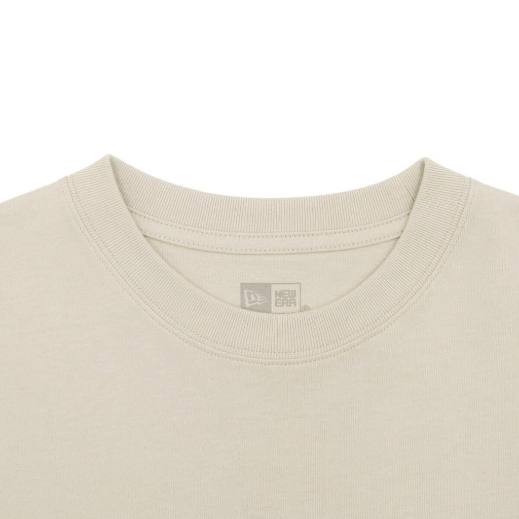 NEW ERA Short Sleeve Oversized Stone white Oversized Cotton Tee Box Logo T-Shirt S/S