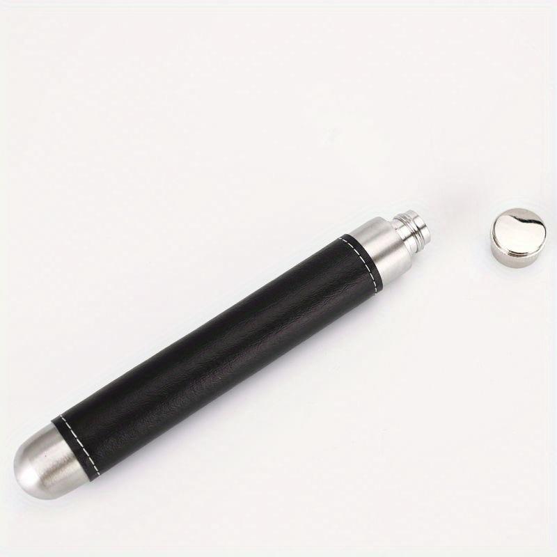 Portable Mini Wine Pot, 1.5 Ounce Stainless Steel Wine Pot, Pen Holder Shape, Men's Gift
