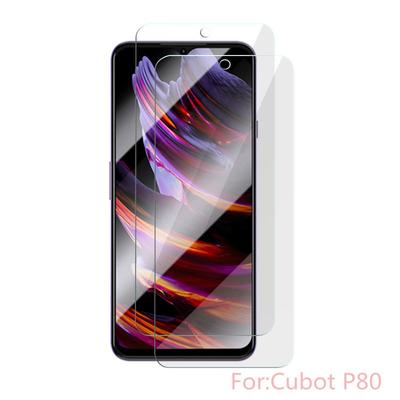HD herdet glass for Cubot P80 9H klar skjermbeskytter for CUBOT CubotP80 2.5D Ultra tynn anti-ripe beskyttende frontfilm
