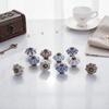 European Style Ceramic Pumpkin Handle Durable Hardware Fittings Single Hole Cabinet Door Drawer Household Furniture Knob
