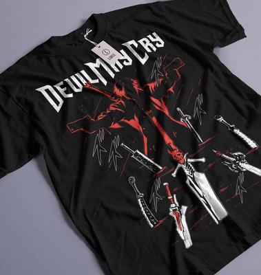 T-shirt Virgil Devil Trigger May Cry DMC3 Premium Unisex Tutte le Taglie