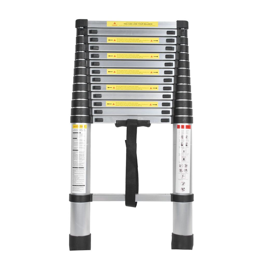 4.1M Aluminium Alloy Telescopic Ladder MultiPurpose Extension Ladder ...
