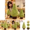 Xmas Gift Christmas Tree Figure Plush Cushion Cuddly Seat Home Decor