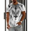 Dragon Totem 3D Digital Printed Men's Fashionable Casual Versatile Loose T-shirt