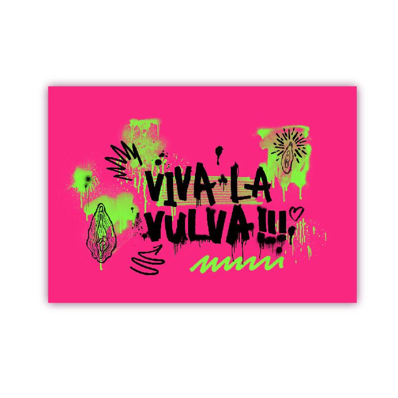 

Феминистский Viva La Vulva Настенный Гобелен Художественный Дизайн для Спальни Общежития Гостиной Женский Декоративный Фон 74x94cm(29x37in)
