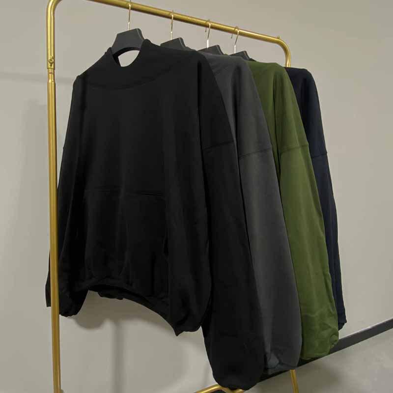 2024 Autumn/Winter Kanye Double-Layer Cotton Unisex Loose Hoodie