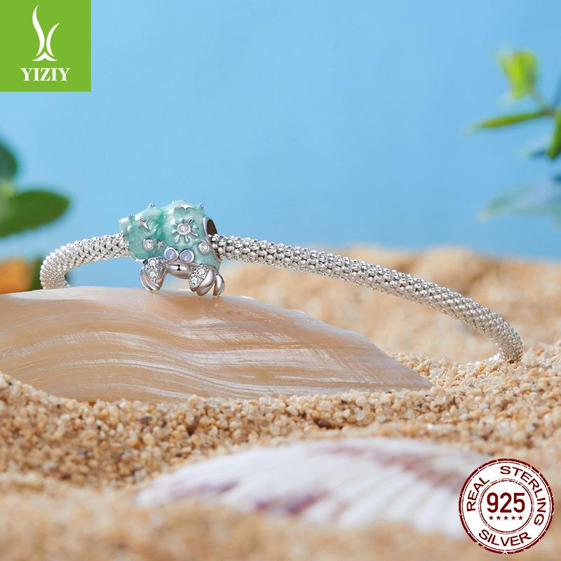 Hermit Crab Beaded Ocean Wind Cute Crab Childlike Quality Light Luxury Creative Diy Bracelet Beads