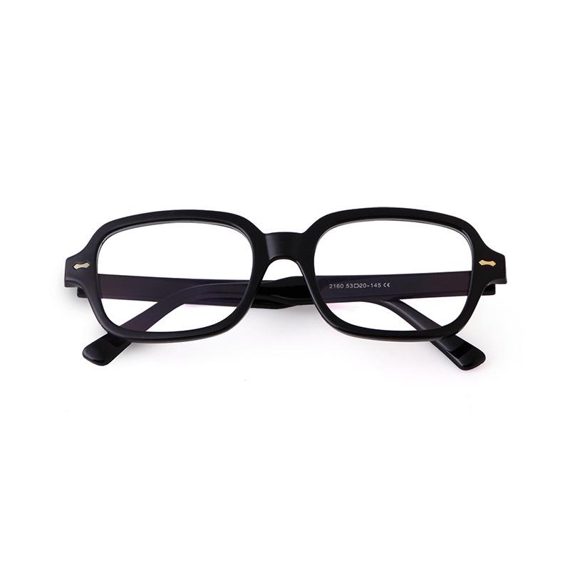 Vintage 90s Yellow Rectangle Sunglasses for Women Men Retro Square Sun Glasses with Rivets Designer Fashion S2160M