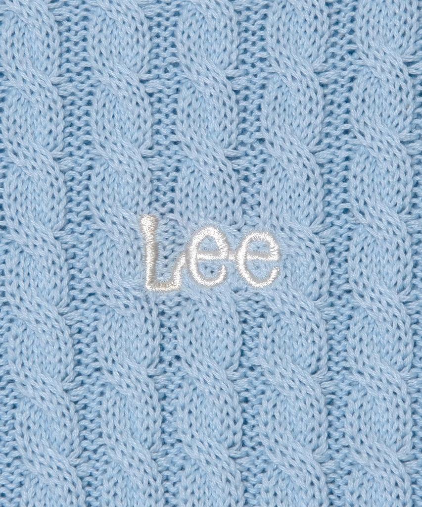 LEE Women'S Cable Crop Knit Sky Blue