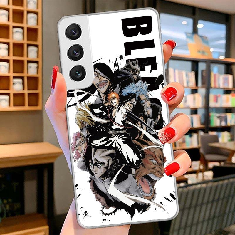 

Чехол для телефона с изображением Итиго и Кенпачи из аниме Bleach для Samsung Galaxy S26 S25 Edge S24 Ultra S23 S22 Plus S21 S20 FE Мягкий Fundas Shel Samsung S26 Plus