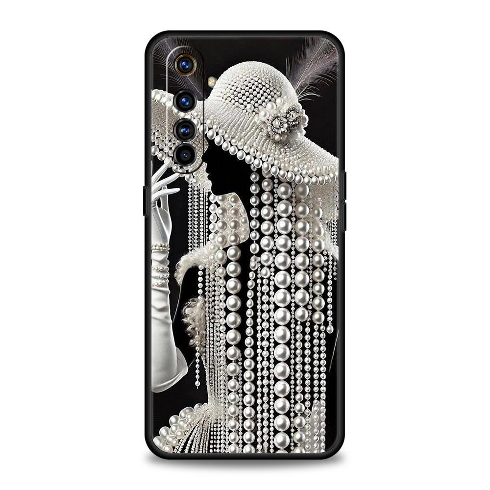 Cute White Clothes Soft TPU For Realme 13 12 11 10 9 Pro Plus GT3 GT2 C21 C25 C35 C53 C55 C67 Pro 5G Phone Case Cover Fundas Bag