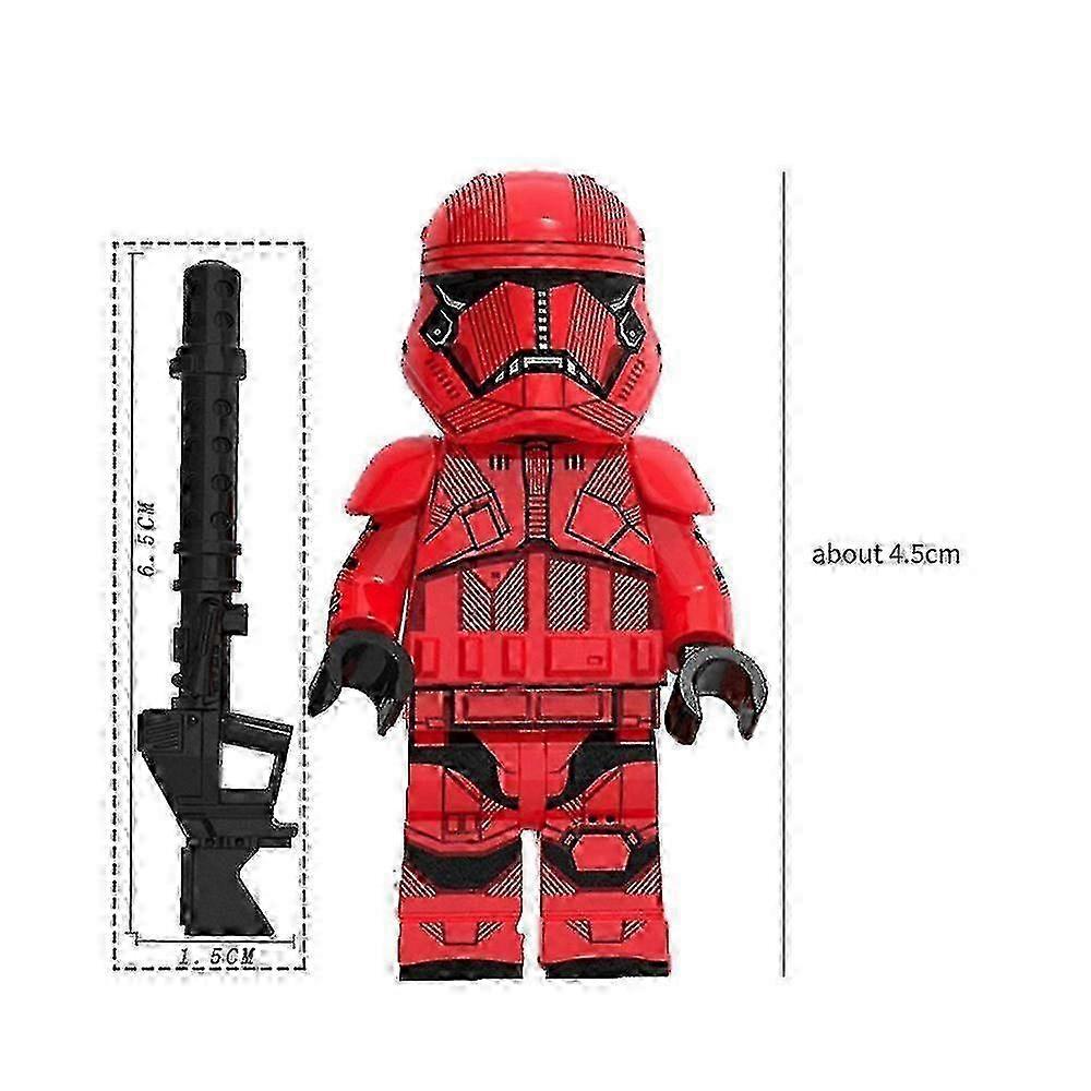 8 pezzi/set Figure di Soldati di Star Wars Blocchi Kit Giocattolo per Bambini Regalo per Fan 26s