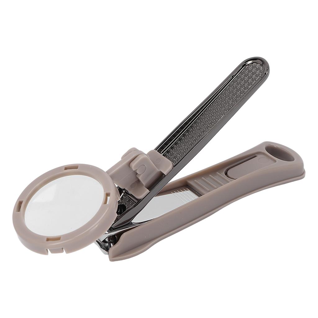 Nail Clipper Heavy Duty Portable Nail Cutter with Removable Magnifying Glass for Seniors
