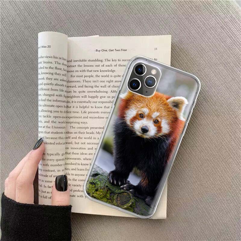 Popular red pandas Phone Case For Apple Iphone 12 13 Mini 14 15 Pro 17 Pro Max Air 11 16E 16 Plus Shell Cover Clear TP
