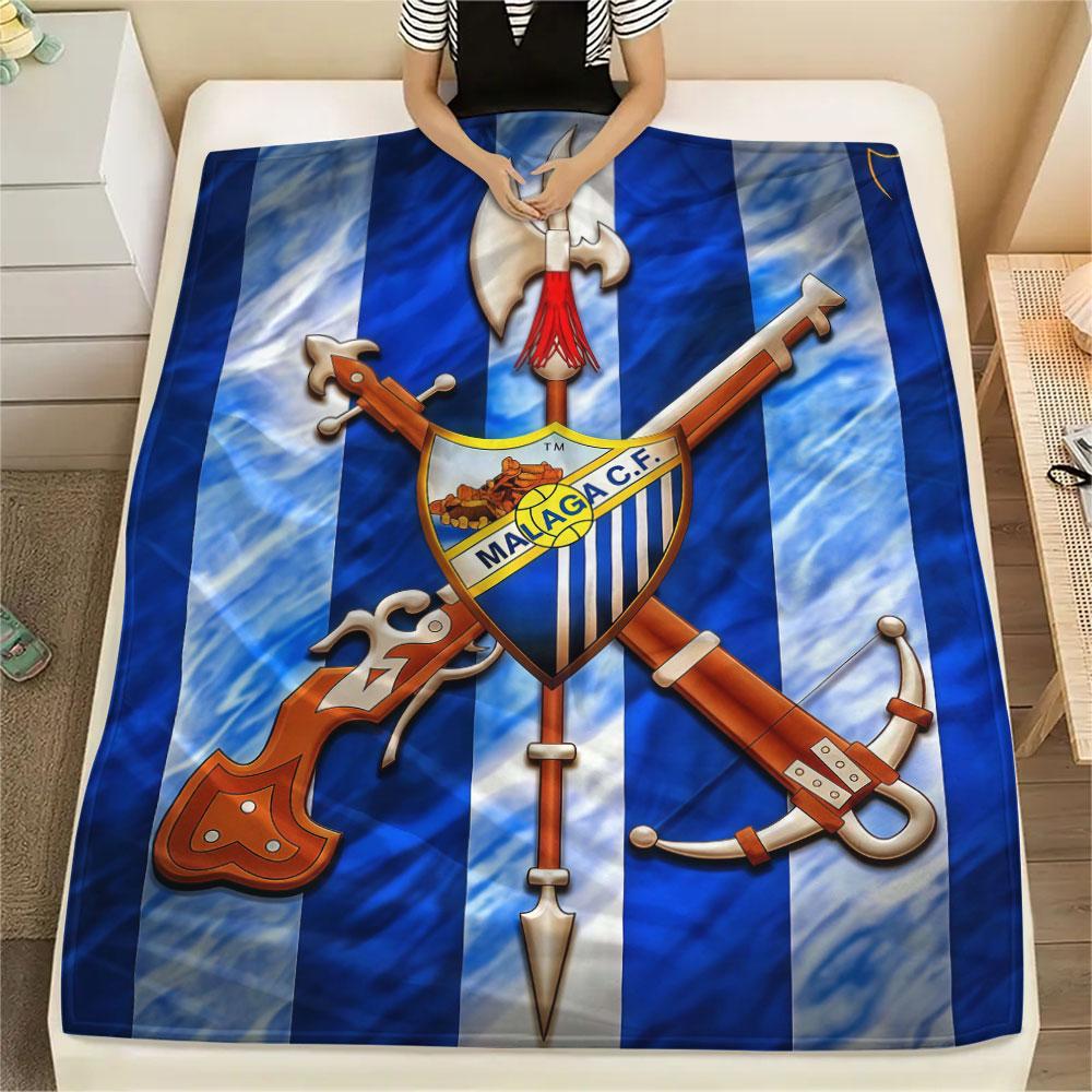 Málaga logo Blanket, High quality Comfortable for All Seasons, Home Decor, Warmth and Comfort