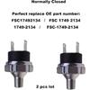 FSC17492134 Normally Closed 2 Blade Kick-Off Low Air Pressure Indicator Switch 1749-2134 FSC-1749-2134 fits Freightliner Century Columbia Class