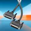 High Flexibility DB44 Male To Female/Male Connectors Cable, Shielded Serial Port Cord 26AWG Data Cable