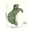 Whimsical Cartoon Turtle Resin Hanging Planter Ideal for Indoor Outdoor Decor in Living Room Bedroom TV Stand Perfect for Christmas Easter Graduation