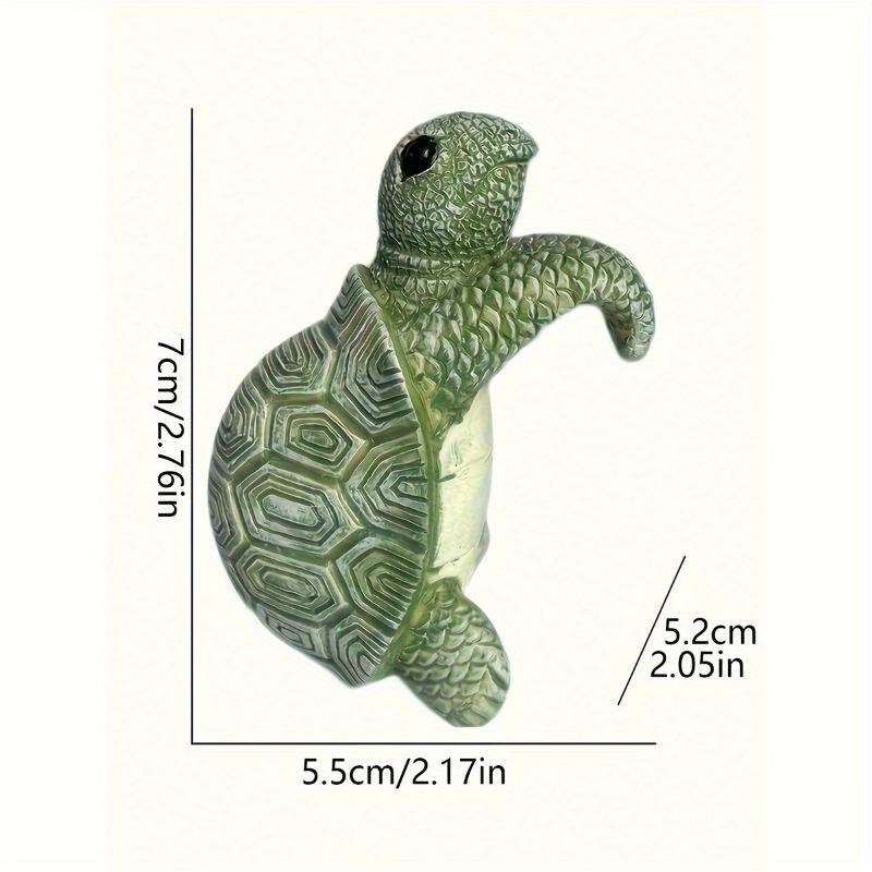 Whimsical Cartoon Turtle Resin Hanging Planter Ideal for Indoor Outdoor Decor in Living Room Bedroom TV Stand Perfect for Christmas Easter Graduation