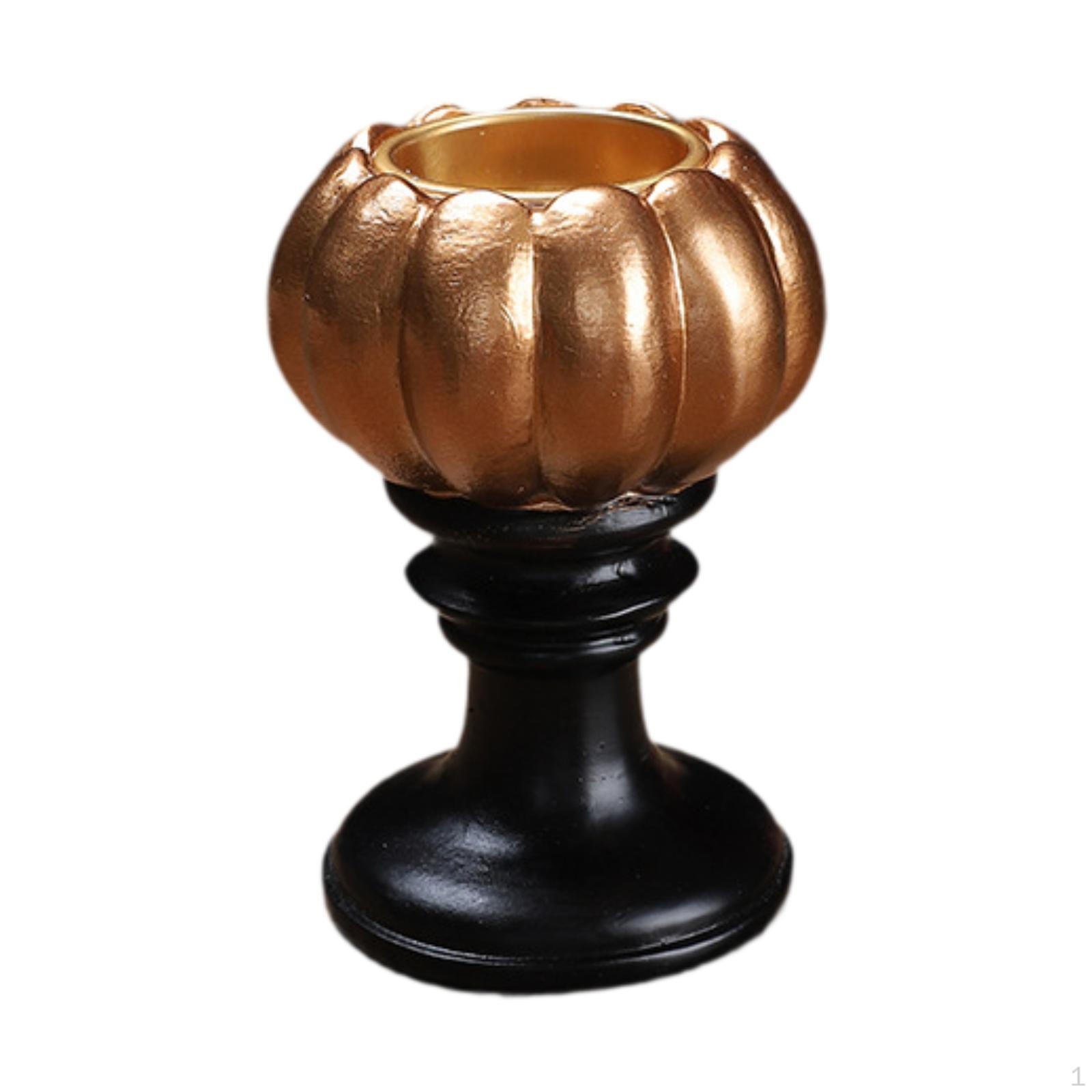 

Elegant Pumpkin Tealight Stand for Dining Room Ambiance