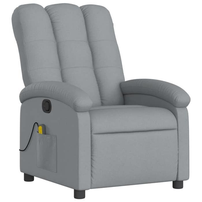 VidaXL Reclining Massage Armchair, Relaxation Chair with Backrest, Seat with Footrest, Living Room TV Armchair, 371739