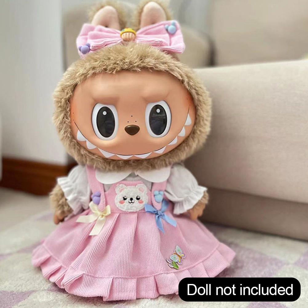 

Для 38 см Кукольная одежда Лабубу Модная одежда Толстовки Кукольная одежда Цветовые толстовки Кукольные аксессуары Милые украшения Маленькая одежда 13