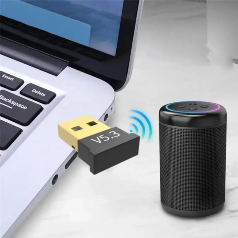 USB Bluetooth 5 3 Adapter Wireless Dongle For PC Laptop Speaker Audio Receiver USB Transmitter Compatible With 5 1 Devices
