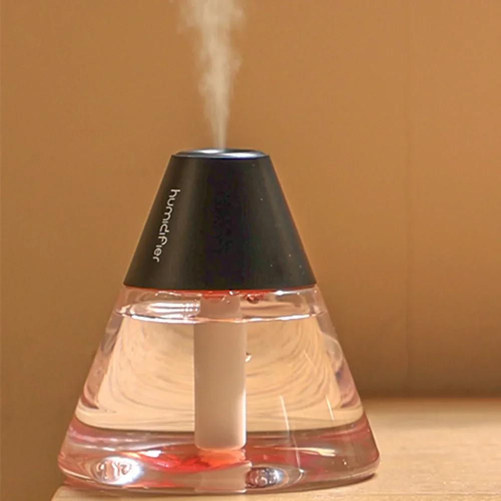 

260ml Ultrasonic Volcano Humidifier Bedroom Desktop Replenishment Instrument Car Air Humidifiers чёрный