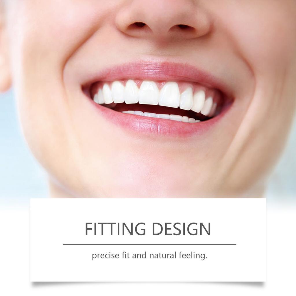 ORALHOE Snap-On Teeth Cover – Temporary Cosmetic Veneers for Whiter-Looking Teeth, Stain Coverage Set