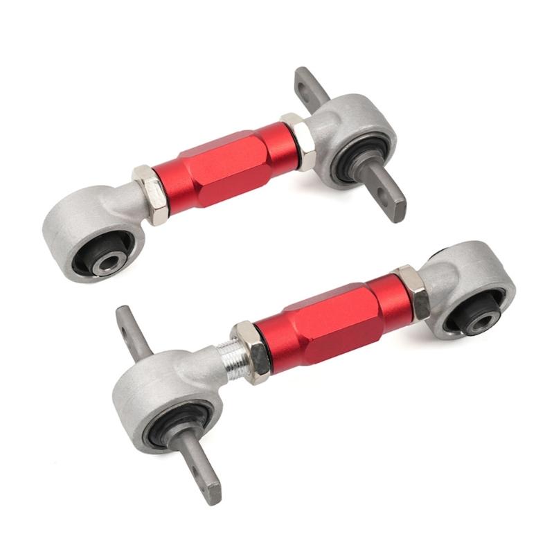 Aluminium Chassis Parts Car Rear Cambers Kits Lower Control Arm Cambers Arm Kit for Civic EK/EG красный