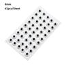 1Sheet 3D Dolls Activity Eyes Black&White Kids Stuffed Animals Plush Eyes Wiggling Moving Eyes