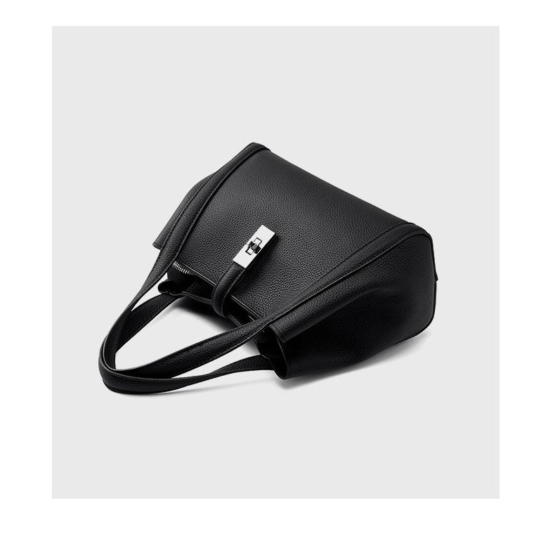 Women's Genuine Leather Handbag, Top Layer Cowhide Large Capacity Tote Bag QSL2307