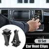 X AUTOHAUX Air Vent Clips Car Square Head with Plastic