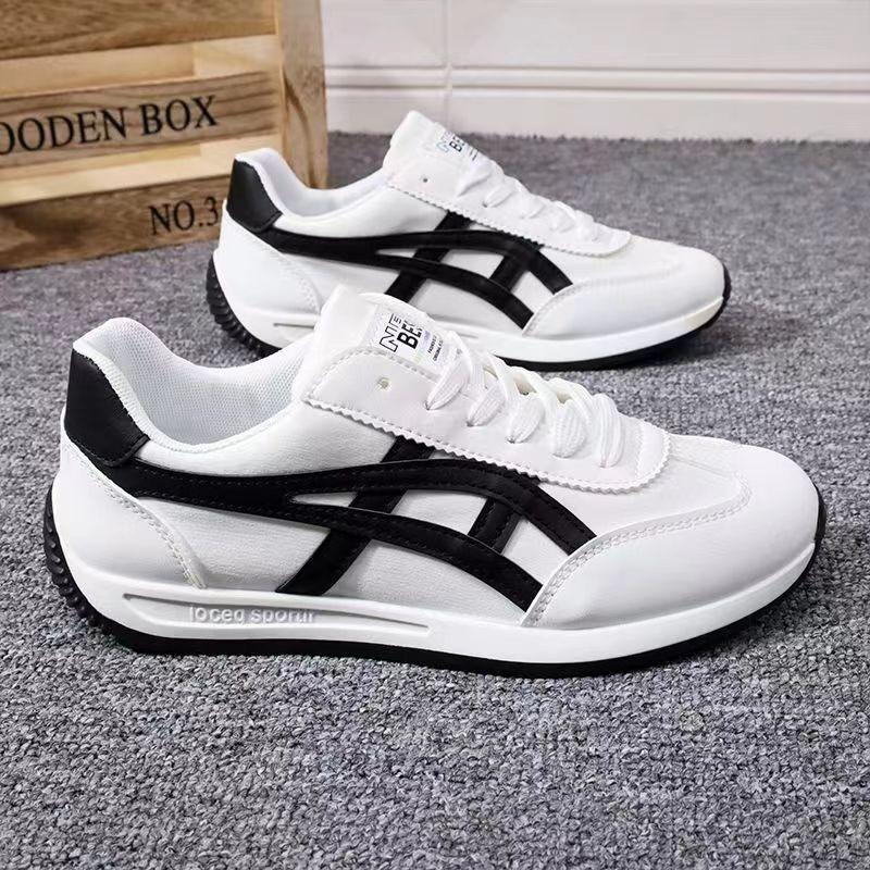 Men's shoes autumn new little white shoes, trendy breathable low-top men's shoes, casual sports canvas board shoes
