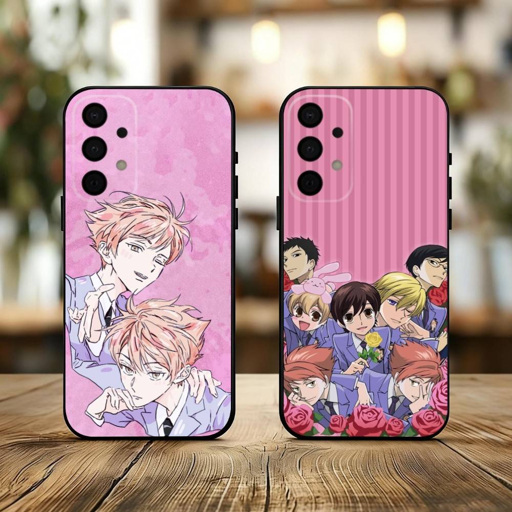 O-Ouran High School host Club phone Case For Samsung Galaxy A73,A72,A71,A70,A53,A52,A51,Others Soft Black Shell