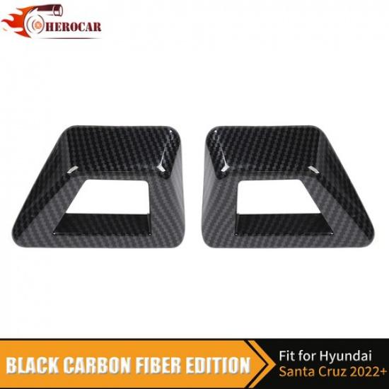 Carbon Fiber Rear Fog Light Lamp Frame Cover Trim for Santa Cruz   2024