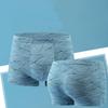4pcs Men Underwear Modal Cotton Boxers Men's Print Soft Breathable Mid-waist Short Boxers
