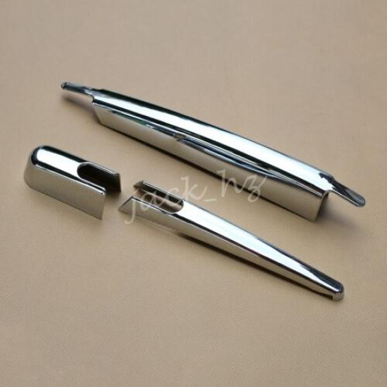 For Nissan Rogue Sport Qashqai X-Trail Chrome Rear Wiper Cover Trims Accessories