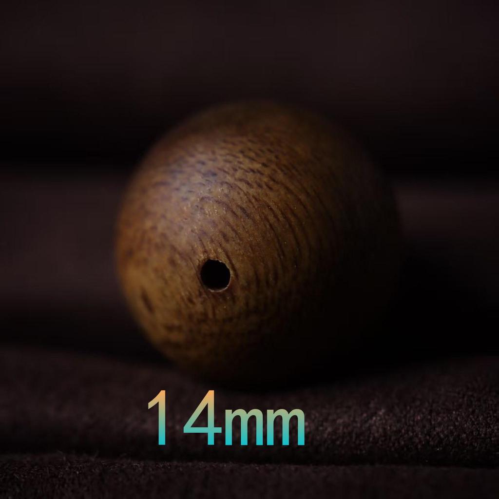 Natural Green Qinan Agarwood Bracelet: Loose Prayer Beads & DIY Accessories, 9/10 Size Beads