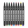 12/24pcs/set Color Fabric Marker Pen Washable Markers Markers Set  School Supplies Art Supplies for Artist
