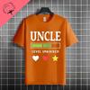 Funny Uncle Level Unlocked Graphic Tshirt Casual Fashion Streetwear 100 Cotton Short Sleeve Crew Neck Tshirt Perfect For Gift