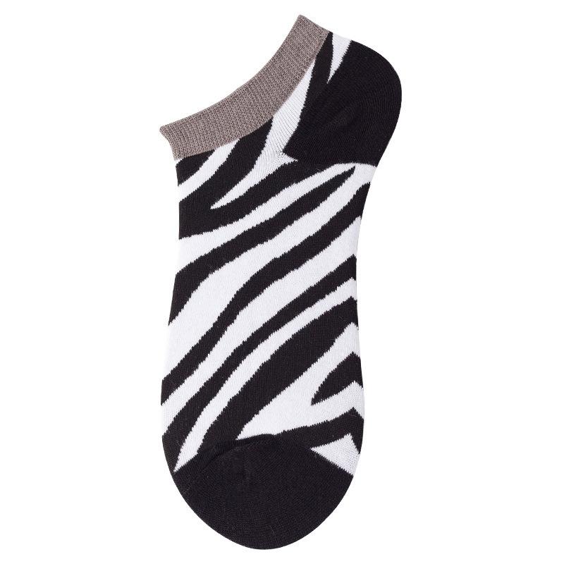 40 Style Fashion Colorful Short Socks Men Cotton Novelty Oil Painting Animals Food Avocado Casual Funny Ankle Sox
