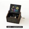 Wooden Music Box Figurine - Classical Carved Hand-Crank Musical Box, Craftsmanship Art Piece, Creative Gift Present