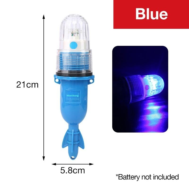 Fishing Light 15cm LED Underwater Signal Blinker for Saltwater Freshwater Boat Pier Night Fishing Enhanced Range